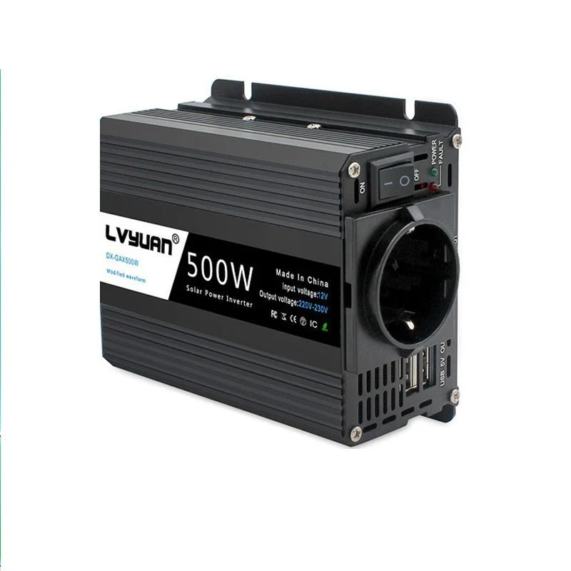 Spina europea inverter nera sinusoidale modificata 360w-500w