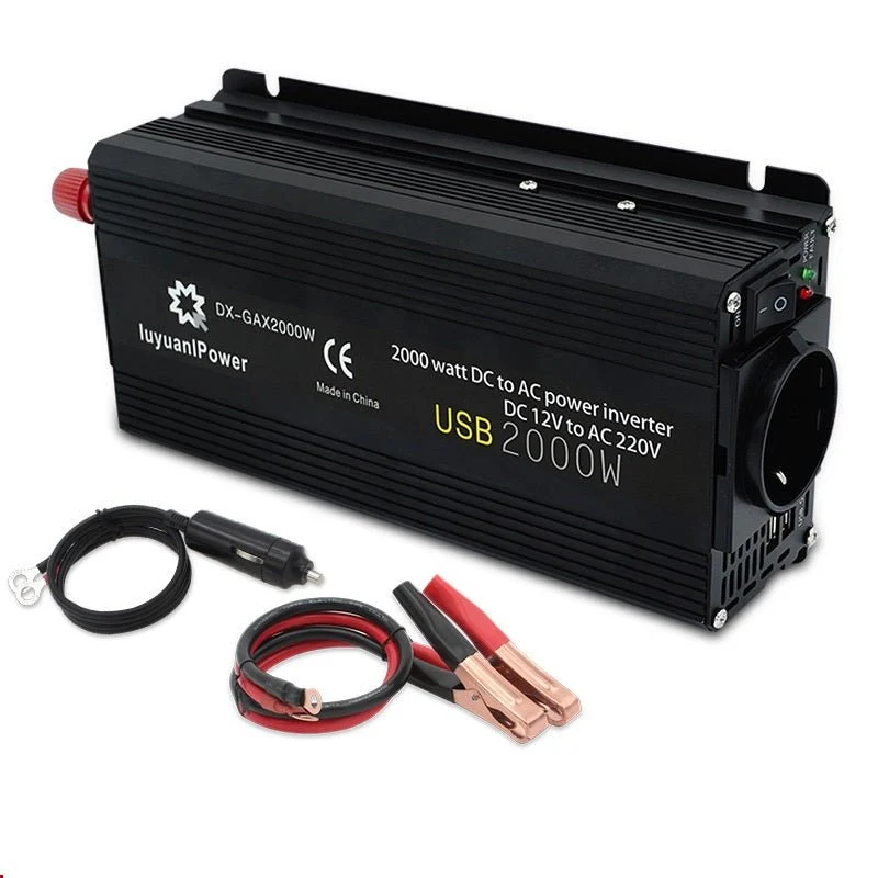 Inverter di alta qualità a onda sinusoidale modificata 800w-2000w 12v Eu
